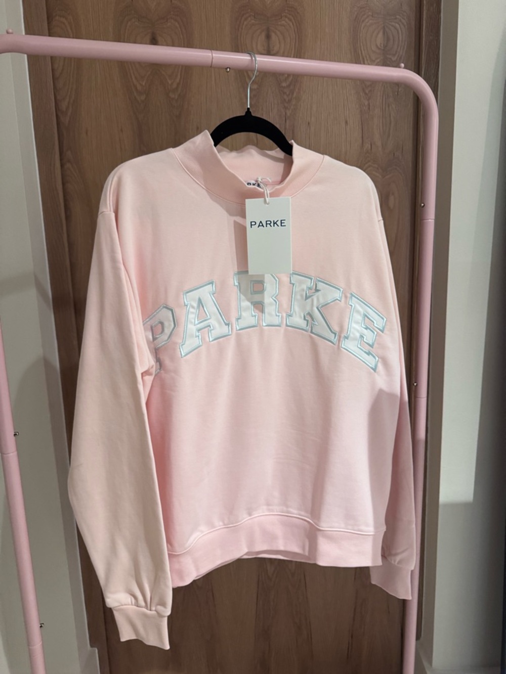 PARKE Baby Pink Crewneck Sweatshirt